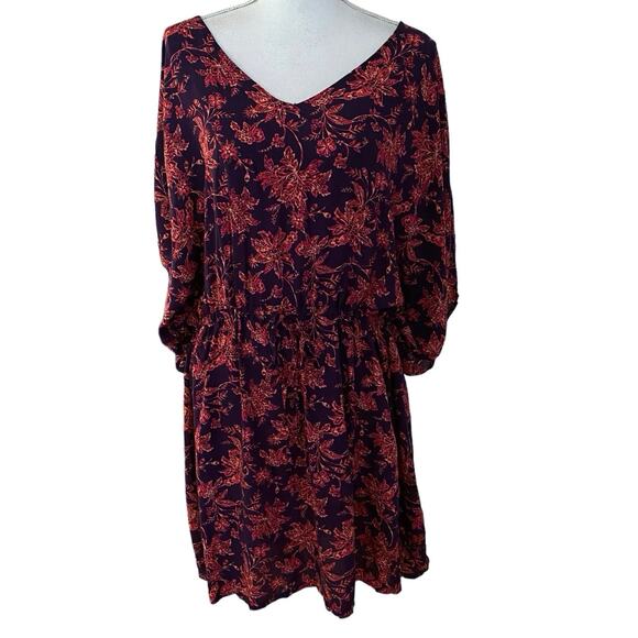 Lands' End Other - Lands End Size XL XXL Floral Print Swim Coverup Cover Up Purple